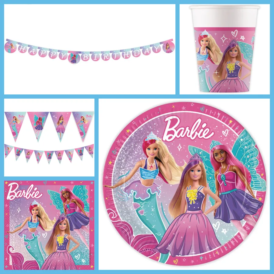 Grande Party Box Barbie Fantasy per il compleanno del tuo bambino - Annikids