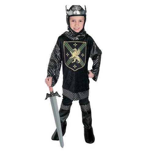 Costume da Cavaliere Nero 8-10 anni 