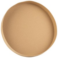 Vassoio rotondo in cartone Kraft - 30 cm - Alimenti