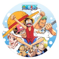 Disco torta One Piece (19 cm)