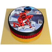 Torta Ladybug -  20 cm Vaniglia