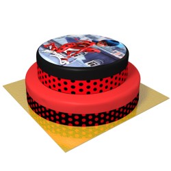 Torta Ladybug - 2 piani. n1