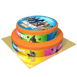 Torta Fortnite Personalizzabile - 2 piani. n1