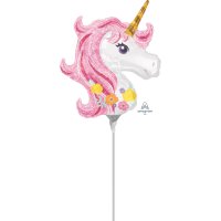 Palloncino magico con unicorno su stelo