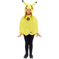 Costume Pokemon Pikachu Mantello Taglia 3-7 anni