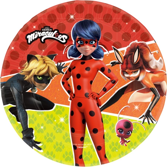 8 Piatti Le Avventure di Miraculous 