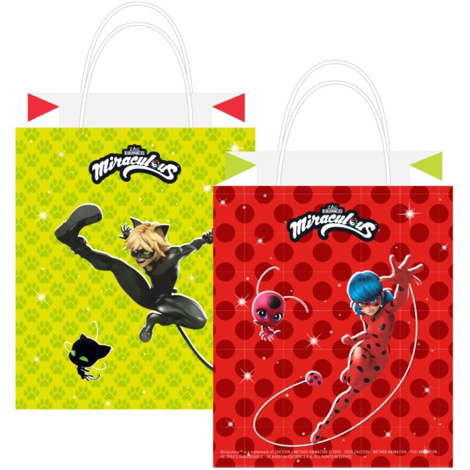 8 sacchetti regalo Le avventure di Miraculous 