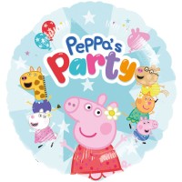 Palloncino ad elio in alluminio Peppa Pig Party -  43 cm