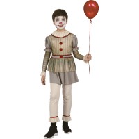 Costume da clown spaventoso - Taglia 4-6 anni