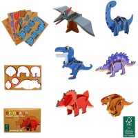 1 Puzzle 3D Dino - 12 cm