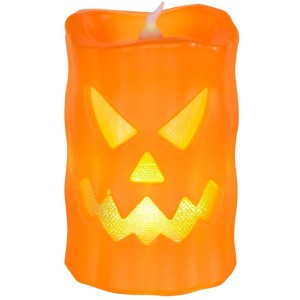 Candela LED zucca (10 cm)