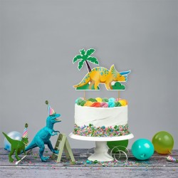 Set di 2 decorazioni per torta - Dino ROAR!. n1