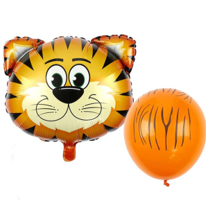 Kit 6 Palloncini Savana - Tigre