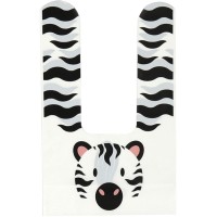10 sacchetti regalo Savana - Zebra