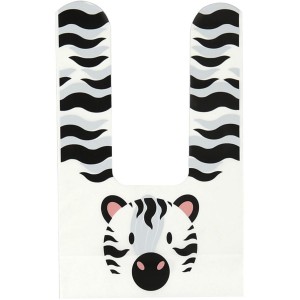 10 sacchetti regalo Savana - Zebra