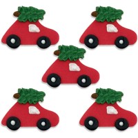 5 decorazioni natalizie per auto - Zucchero