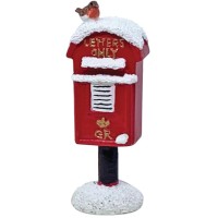 1 decorazione per cassetta delle lettere di Babbo Natale - resina