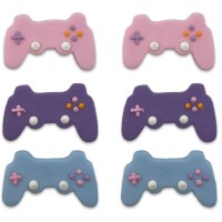 6 Gioco Party Girly Sugar Decors