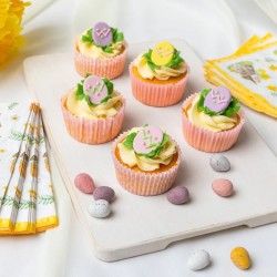 6 Decorazioni per Uova di Pasqua - Zucchero. n1