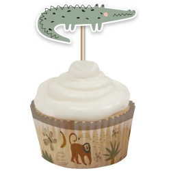 12 topper per cupcake - Safari. n4