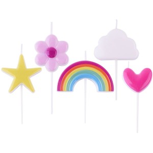 5 Candele - Set Arcobaleno