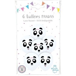 6 palloncini - simpatico panda. n1