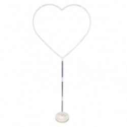 Supporto per palloncini a forma di cuore - 150 cm. n1