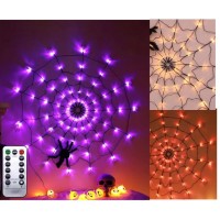 LED Web 1m + 1 ragno 34 cm - Luci cangianti