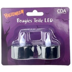 2 candele LED Spider Web - 3, 5 cm. n3