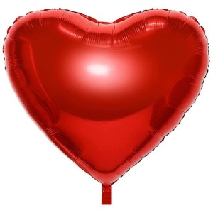 Palloncino Foil A Elio Cuore Rosso XL - 90 cm