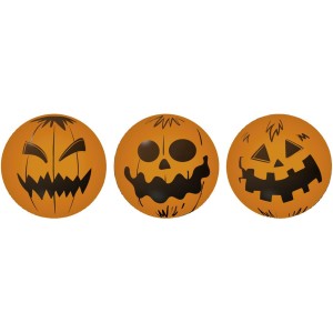 2 Boules 3D Citrouille Halloween ( 2,7 cm) - Chocolat Noir