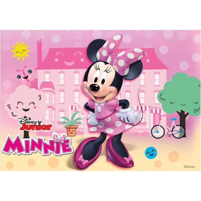 Piatto rettangolare Minnie - commestibile 