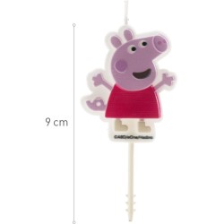 4 candeline di compleanno 2D Peppa Pig. n1