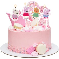 4 candeline di compleanno 2D Peppa Pig. n2