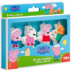 4 candeline di compleanno 2D Peppa Pig. n5