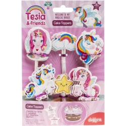 30 toppers per torta con unicorno. n1