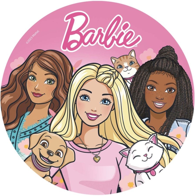 Disque Barbie ( 20 cm) - Azyme 