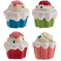 1 Fagiolo per Cupcakes Galette des Rois (3-3,5 cm) - Ceramica