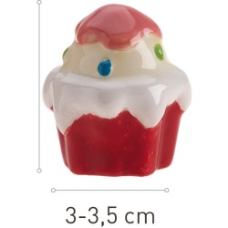 1 Fagiolo per Cupcakes Galette des Rois (3-3, 5 cm) - Ceramica. n1