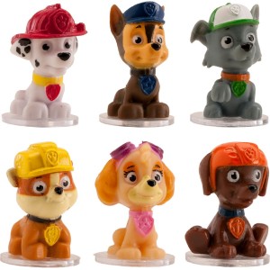 1 Fagiolo per Torta Paw Patrol King (3,5-4 cm) - Plastica