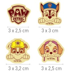 4 personaggi Paw Patrol (2, 7-3, 1 cm) - Cioccolato bianco. n3