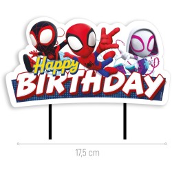 Toppers per torta in carta 17, 5 cm - Spidey. n1