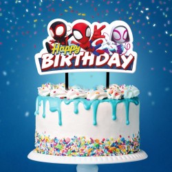 Toppers per torta in carta 17, 5 cm - Spidey. n2