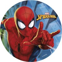 Disco Spider-Man  20 cm - Commestibile