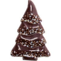2 Alberi di Natale L'Etincelante (4,5 cm) - Cioccolato