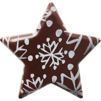 Gamma Cervi Fiocco di Neve 2 Stelle (3,7 cm) - Cioccolato