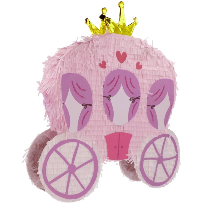 Pinata della carrozza della principessa 50 cm 