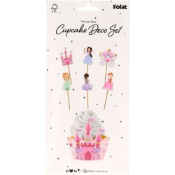 Set di 12 decorazioni per cupcake - Bella principessa. n2