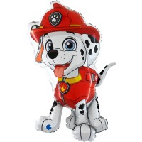 Palloncino a elio in alluminio Paw Patrol - Marcus 74 cm