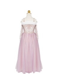 Costume da principessa in velluto rosa. n1